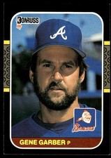 Gene Garber 1987 Donruss #414 Atlanta Braves MLB READ FREE SHIPPING AutographDen