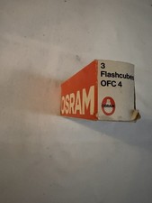Kostka lampy błyskowej Osram Flashcubes OFC 4 do kamery Instamatic zestaw 3 szt. oryginalne opakowanie