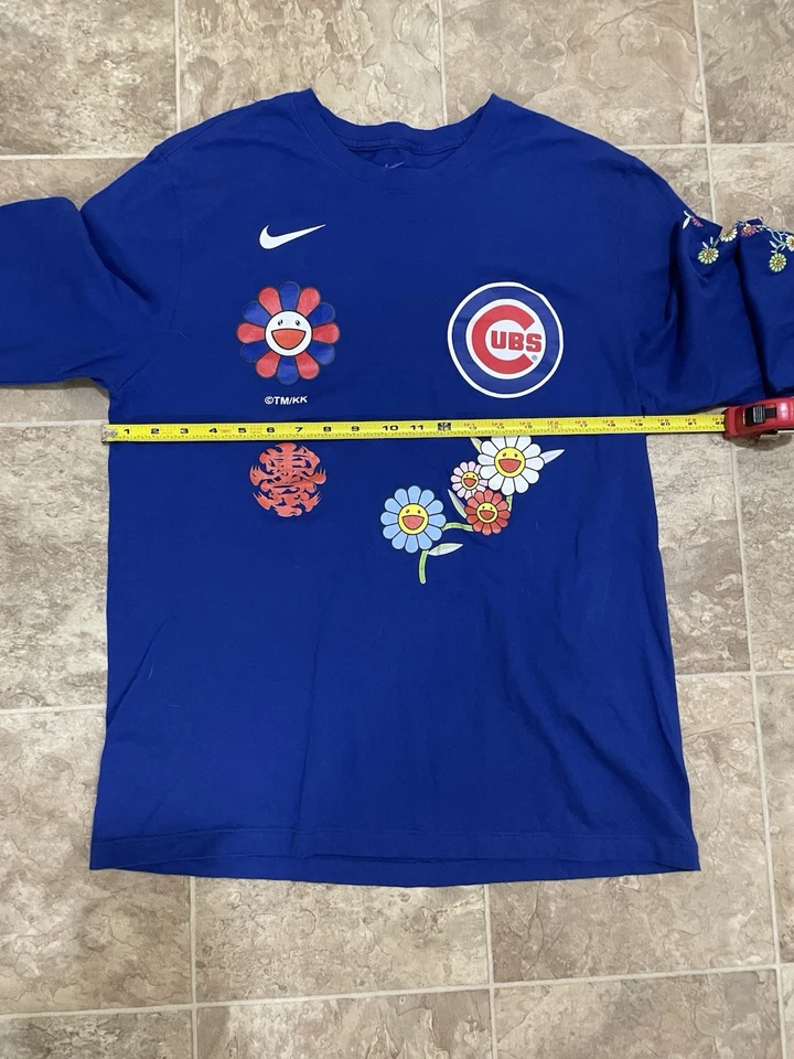 Takashi Murakami Chicago Cubs Long Sleeve T-Shirt Mens M MLB Tokyo Series 2025 - Image 4 of 4