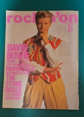 ROCKIN'ON June 1990 David Bowie Morrissey The Stone Roses Japanese ...
