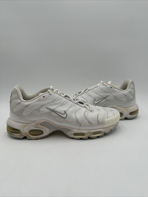 Nike Air Max Plus Leather White 2005 Size 11.5 Used 310721-111