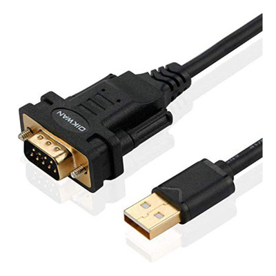 USB auf DB9 Adapter OIKWAN serieller Konverter 1 8 m FTDI Kabel schwarz