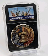 Moneda Conmemorativa en Losa, ESTADOS UNIDOS DE AMÉRICA 250 AÑOS DE LIBERTAD, NUEVA