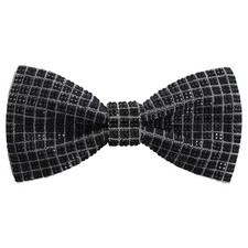 HOULIFE Rhinestone Bow Ties for Men Pre-tied Sequin Diamond Mens Women Tuxedo...
