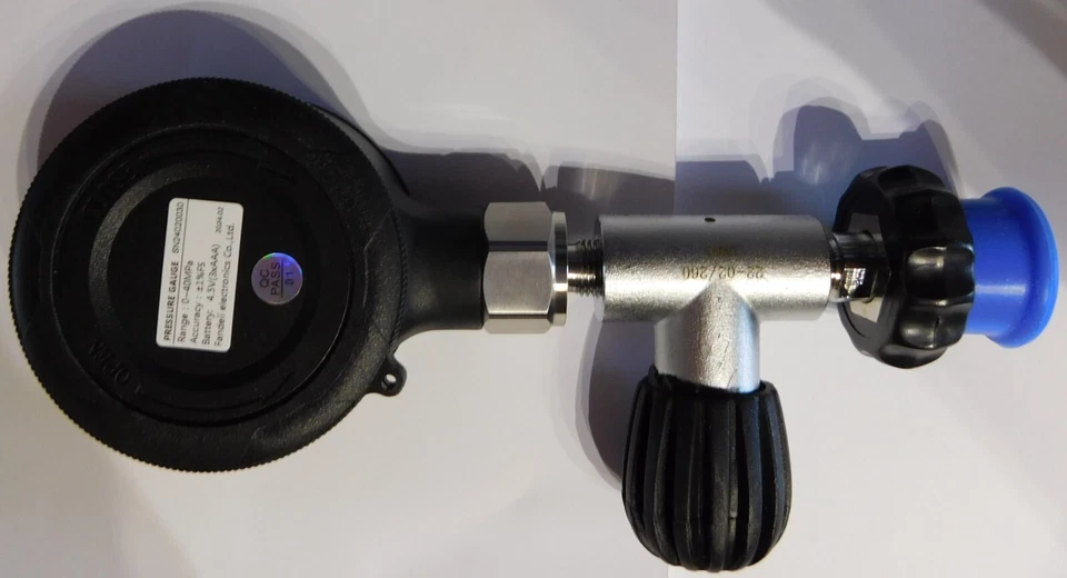 GK 1 - Präziser DIGITALER FLASCHENDRUCKPRÜFER 300 BAR-Prüfgerät-Prüfmanometer - Bild 2 von 4