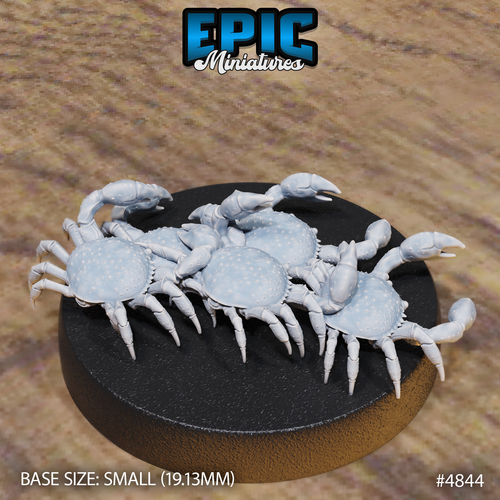 Crab Swarm #4844-#4845 by Epic Miniatures | 28mm Scale D&D Tabletop Miniature - Picture 2 of 6