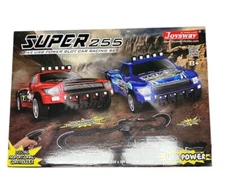 JOYSWAY SUPER 255 MODEL 2255 RACE SET TRACK WITH BOX.  COMES AS PICTURED
