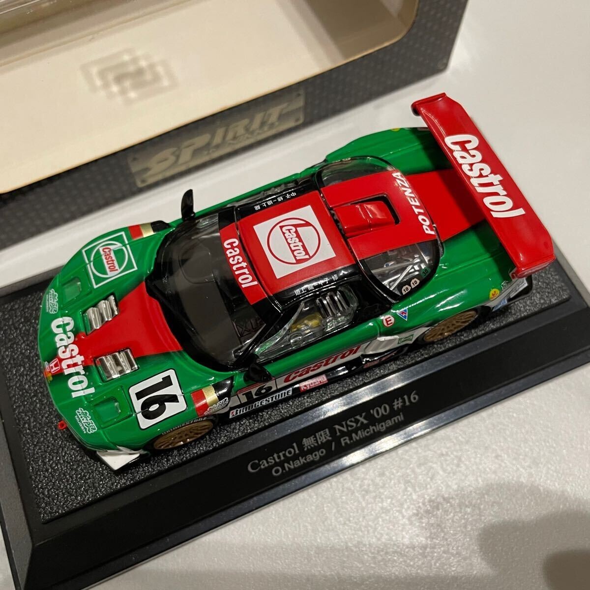 SPIRIT Castrol 無限 NSX '00 #16 ミニカー　NIKKO SPIRIT Castrol 無限 NSX '00 #16 ミニカー NIKKO - メルカリ