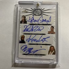 2014 LEAF SONS OF ANARCHY CO-STARS SIGNED BY 8 ACTORS AUTO AUTOGRAPH CARD CS-SOA