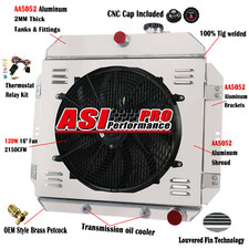 3 Row Radiator Shroud Fan Relay Fit 1960-62 Chevy Ck 10 20 30 Panel Pickup At