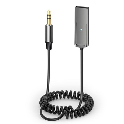 NEWNEWLIU Bluetooth Aux Adapter for Car，USB Aux Bluetooth 5.3 Adapter with 3....