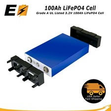 3.2V 100AH Lithium Iron Phosphate LiFePO4 Battery Cell UL 1642 listed