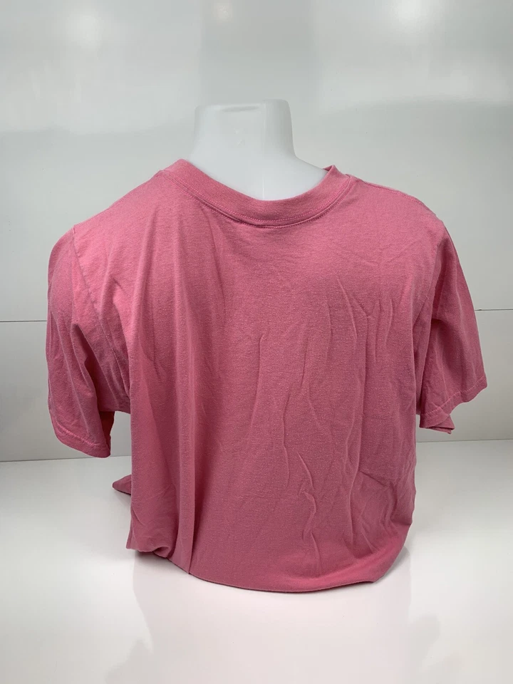 Camiseta Vintage Myrtle Beach Rosa Hecha en EE. UU. Talla 1X 50/50 Mezcla Años 70/80 Foto 2 de 4