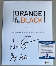 Jenji Kohan Signed Orange Is The New Black Full Script Nick Sandow Beckett BAS