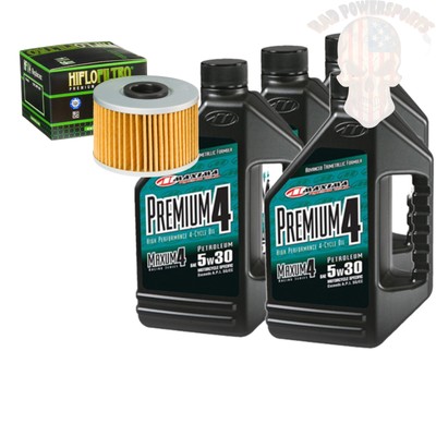 Oil Change Kit For 2010 Honda TRX420FPA Rancher w/PS IRS Maxima Premium 4 5W-30