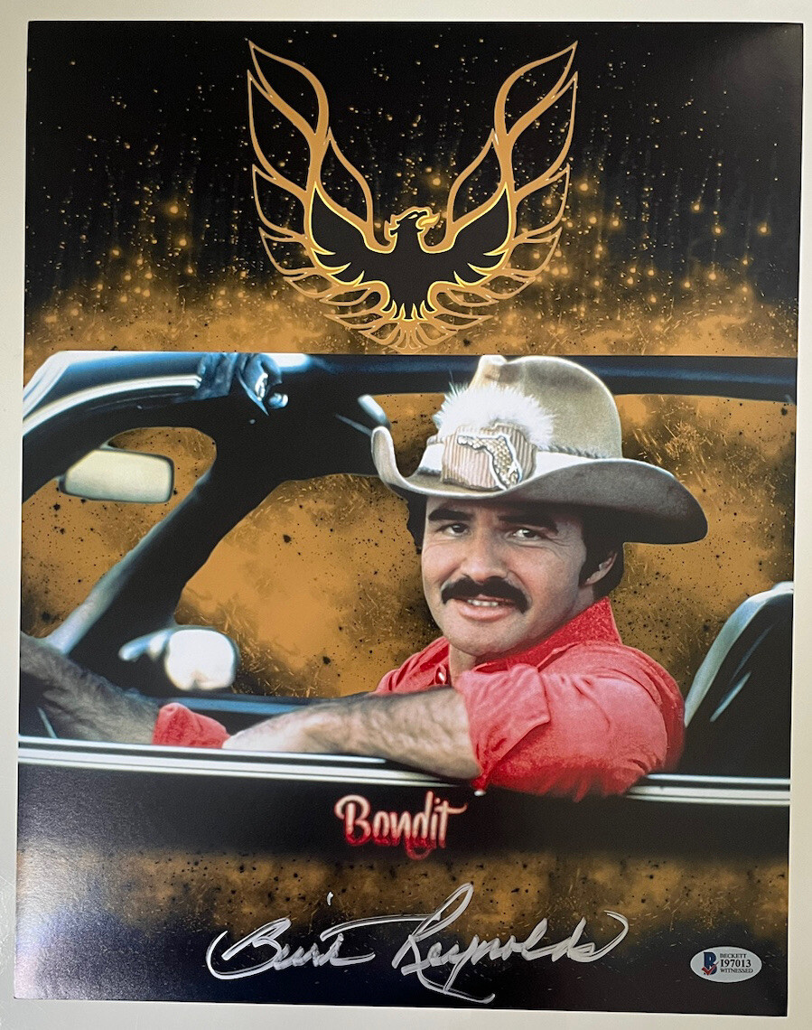 Burt Reynolds Autographed Signed SMOKEY AND THE BANDIT 11X14 PHOTO BAS BECKETT 2 
