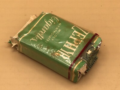 Vtg 1940's ZEPHYR Cigarettes EMPTY Pack Mildly Mentholated West Indian  Tobacco