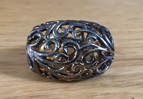 Vintage Elegant Stauer Sterling silver ring size 9