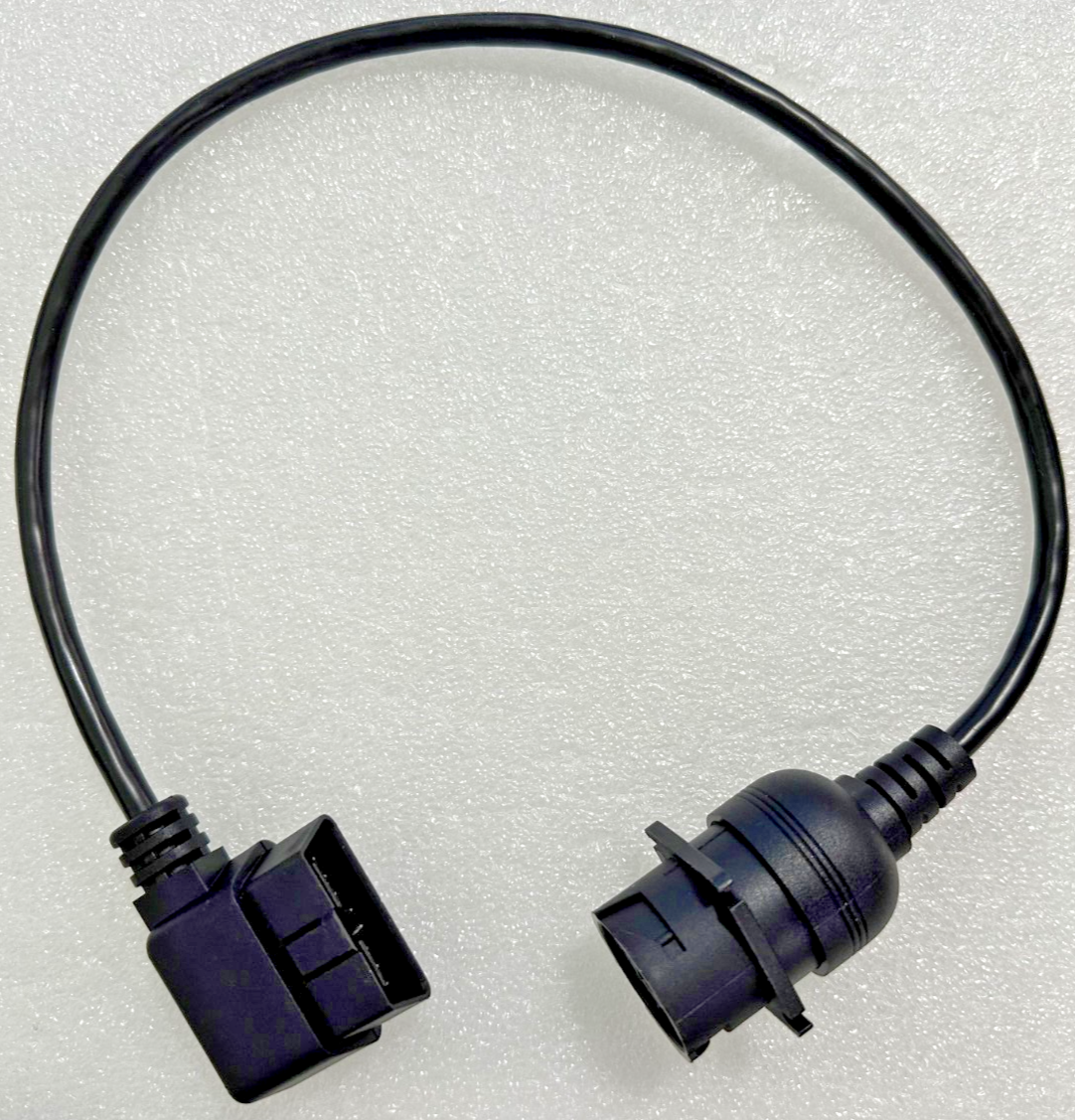 16-Pin OBD-2 OBD-II to 8/9 Pin Black/Green ELD diagnostic adapter