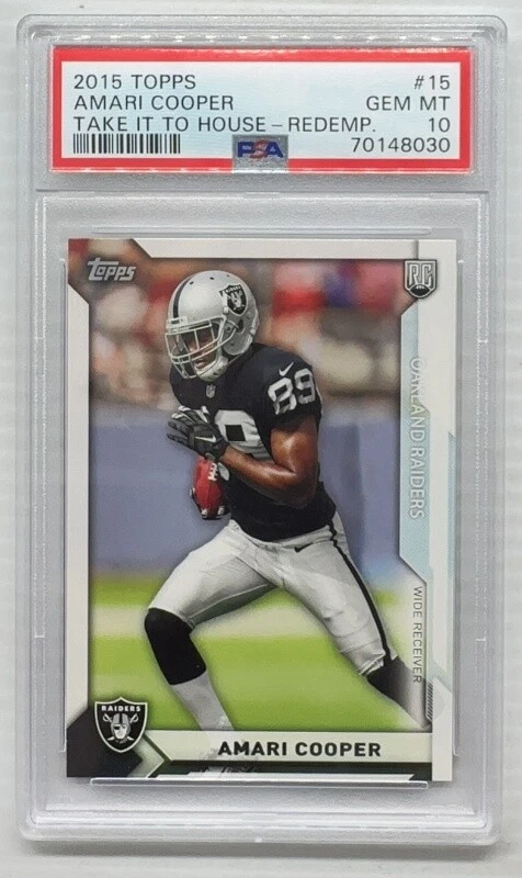 Amari Cooper Topps Take It to the House-Redemption #15 Base