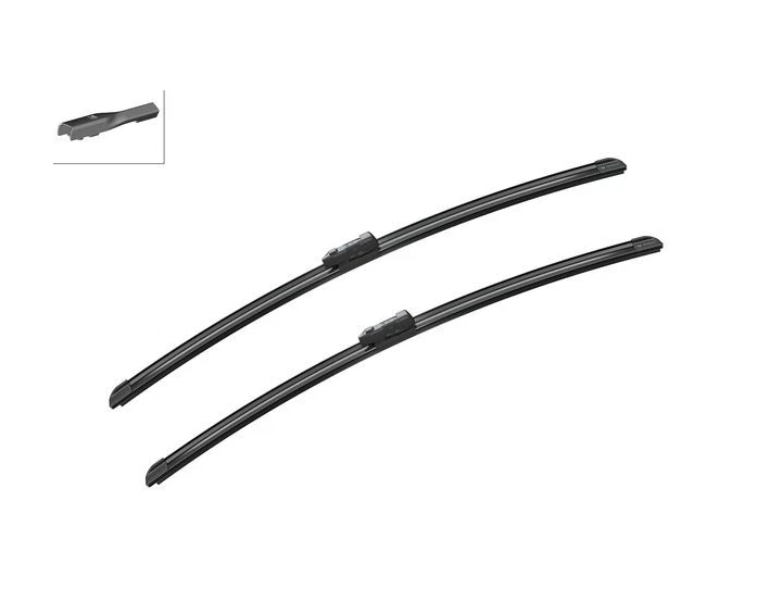 VW Transporter T5 T6 Front Wiper Blade Set Windscreen 2013 Onward BOSCH AEROTWIN - Image 2 of 4