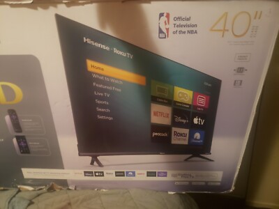 Hisense TV 40-Inch Class FHD (1080P) Roku Smart LED Television