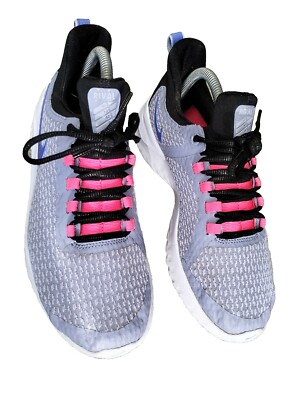 nike running renew rival trainers in violet
