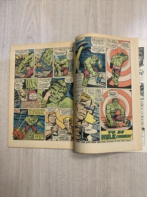 INCREDIBLE HULK 106 VF/NM WHITE PAGES '69 MISSING LINK NICK