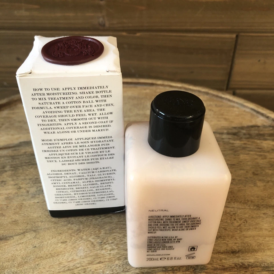 ERNO LASZLO Shake-It Tinted Treatment NEUTRAL 200 ml 6.8 oz LARGE Expires 2026 - Image 4 of 4