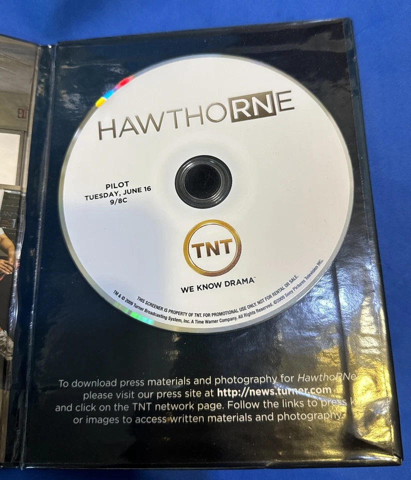 HAWTHORNE DVD SCREENER JADA PINKETT SMITH MEDICAL PILOT EPISODE PRESS MATERIALS - Image 3 of 4