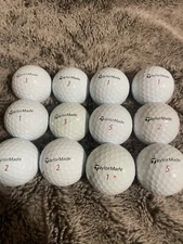 12 TaylorMade TP5x Golf Balls (Used) Mint Condition