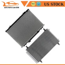 Radiator And AC Condenser Fits 14-20 Acura MDX 2016 2017 2018 2019 Honda Pilot