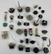 Lot of Vintage Rotary Wafer Electronic Switches Mallory CRL + More - LOOK