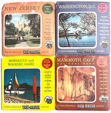 VINTAGE LOT OF 12 SAWYERS VIEWMASTER REELS VACATIONLAND SERIES 84 3-D PICTURES