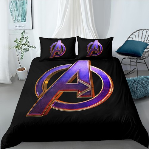Marvel Avengers Quilt/Duvet/Doona Cover Set Single Double Queen Bedding Set Gift - Bild 35 von 62