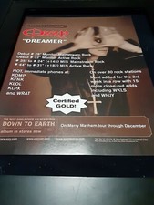 Ozzy Osbourne Dreamer Rare Original Radio Promo Poster Ad Framed! #5