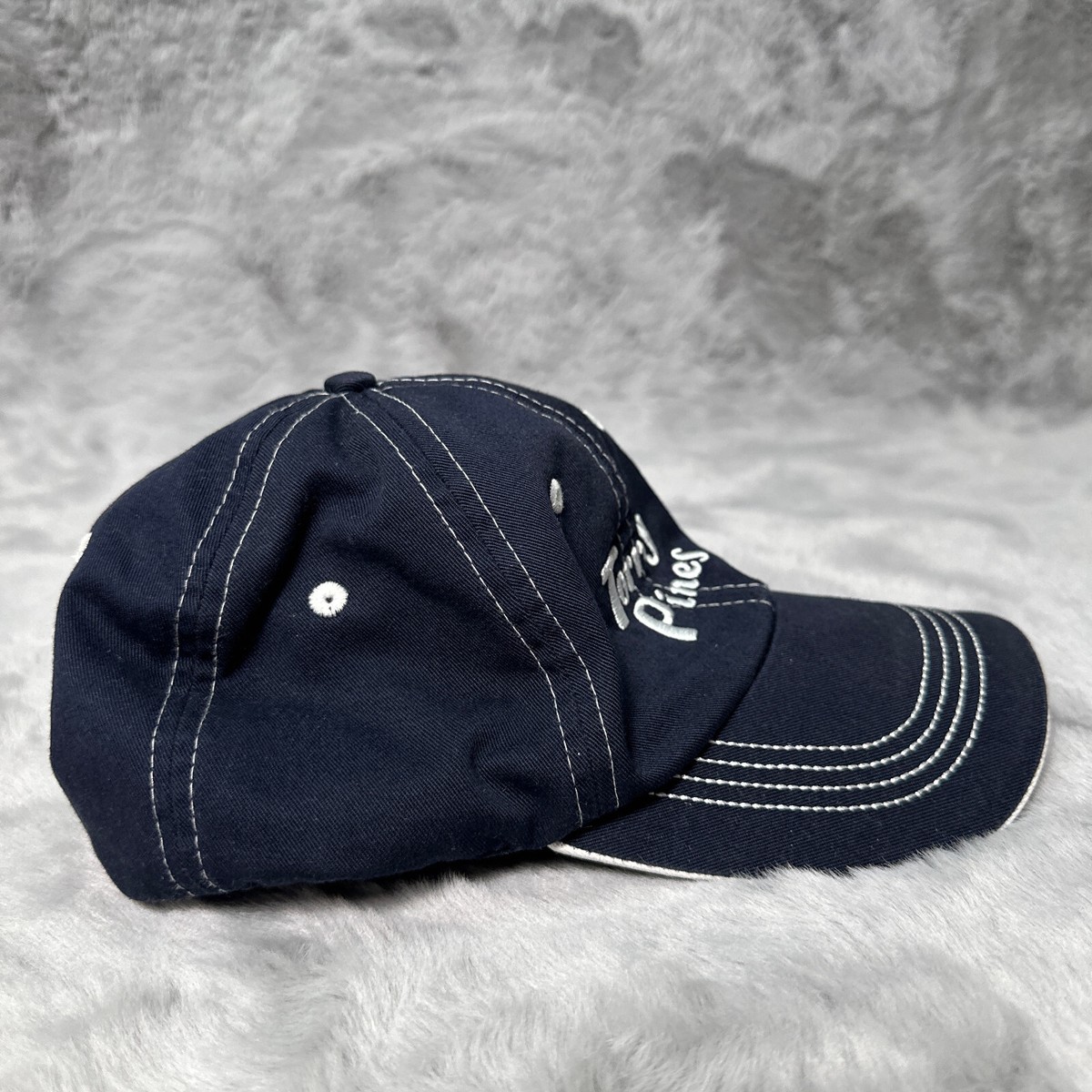 Torrey Pines Hat Blue Thick Stitch Imperial Strap back