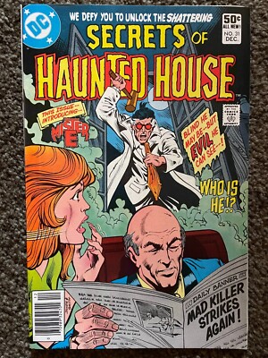 Secrets of Haunted House #31 (Key Intro. of Mister E) 1980 Pics! VF+ Cover NS