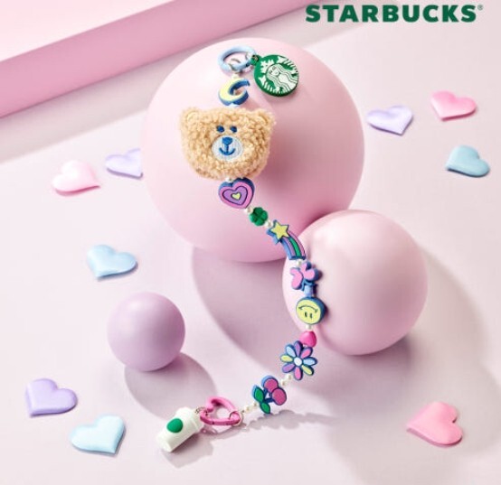 Starbucks 2025 Campus Bearista Deco Charm Korea MD | eBay