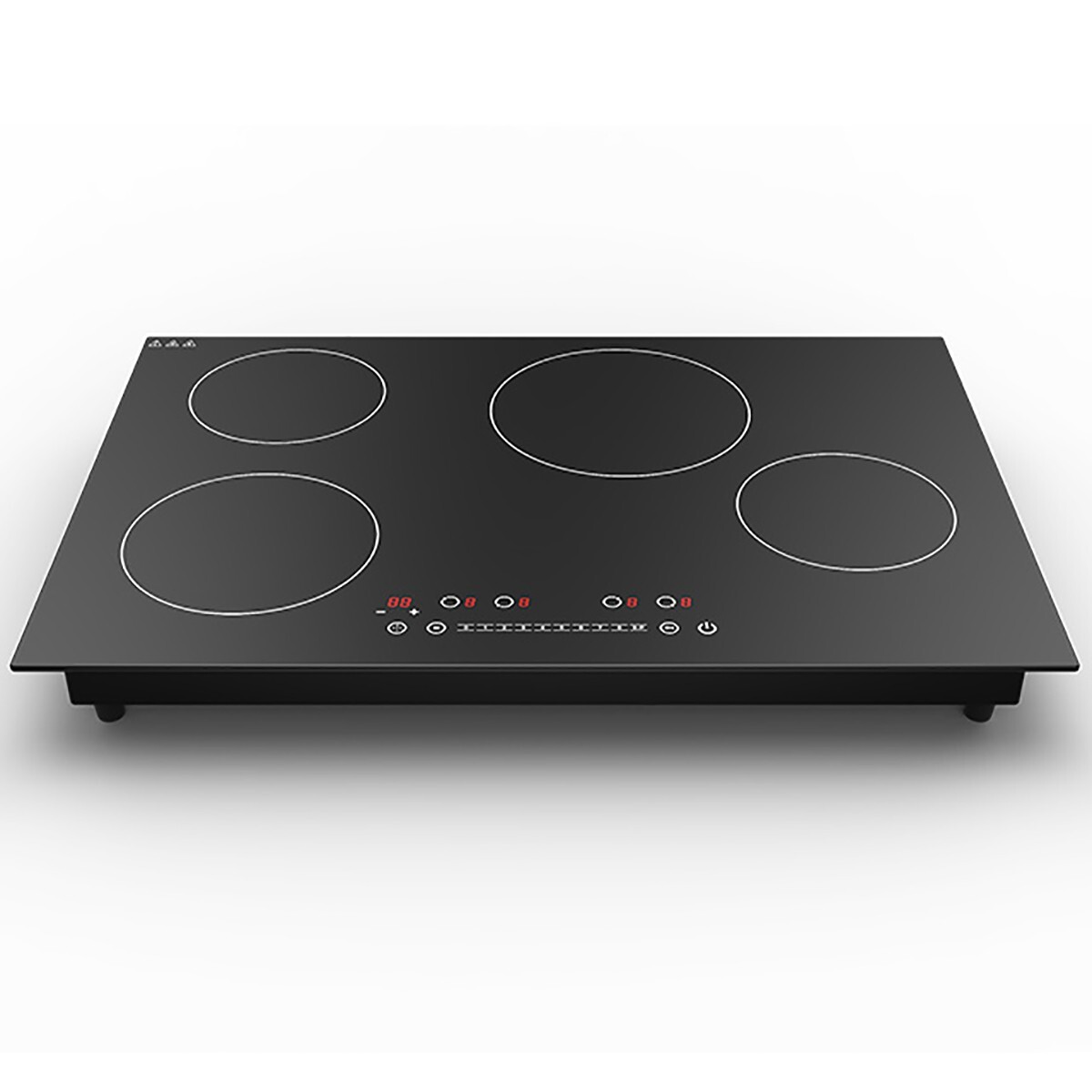 30'' Builtin Electric Ceramic Cooktop Stove Top 4 Burner Timer Touch