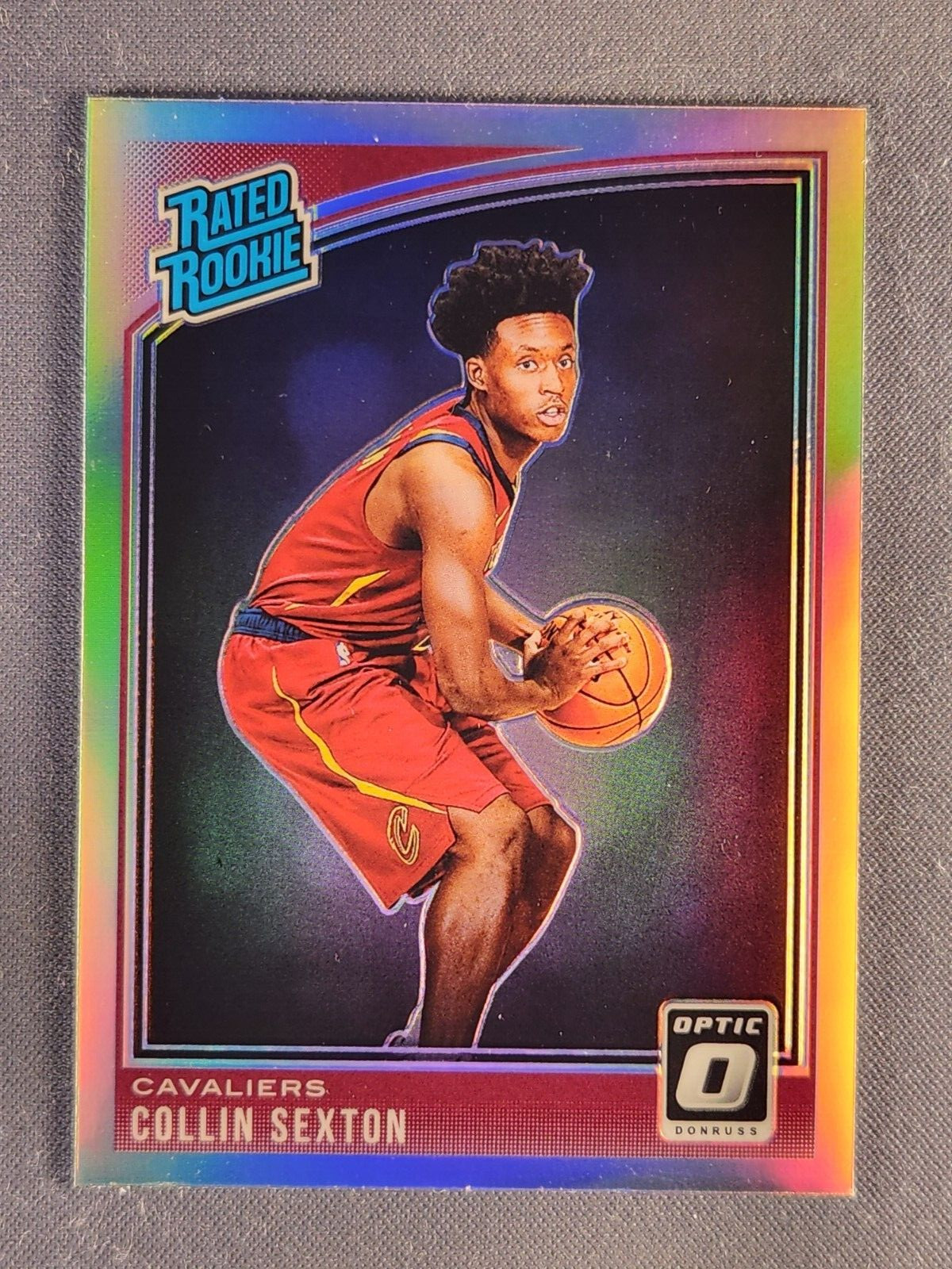 2018-19 Donruss Optic #180 Collin Sexton Rated Rookie RC Silver Holo Prizm SP
