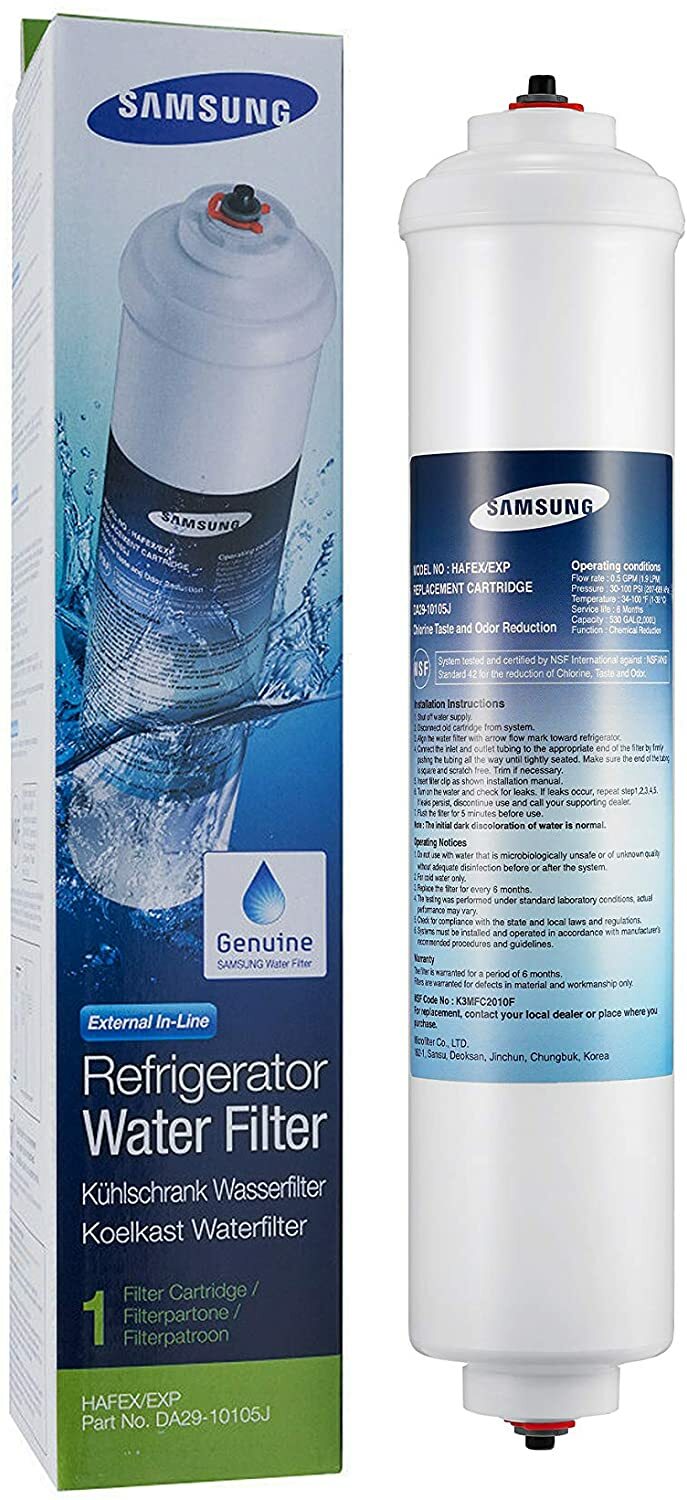 Samsung DA2910105J Water Filter HAFEX/EXP Fridge Cartridge, Genuine x