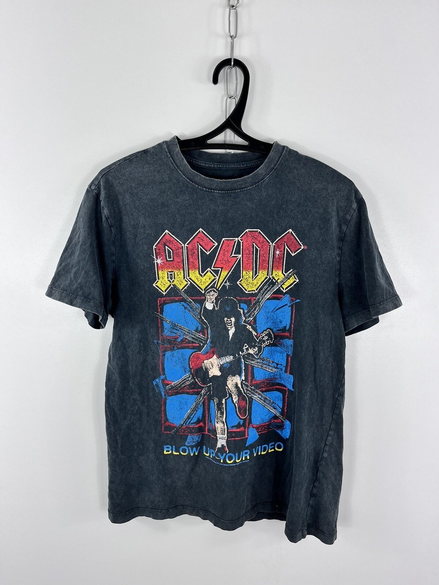 AC/DC Blow Up Your Video 30 Years Big Logo Pull&Bear T-Shirt Size 