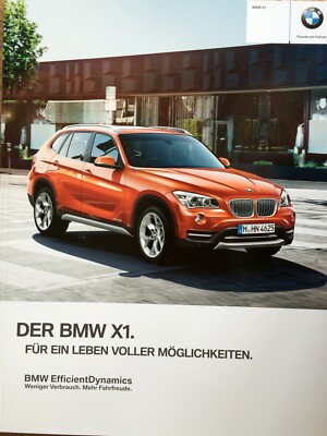 2013 BMW E84 X1 sDrive xDrive 18i 20i 28i 16d 18d 20d 25d 1 Brochure Brochure
