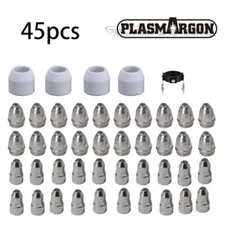 P80 Plasma Cutting Machine 45pkg Electrodes Roller Guide Nozzle cups Consumables