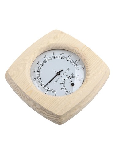 Humidity and Temperature Wooden Thermometer for Sauna Bath Accessories - Picture 4 of 12