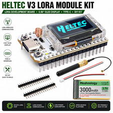 Heltec ESP32 V3 Meshtastic LoRa Wifi Radio Kit Long Range Open Source DIY Node