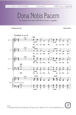 Dona Nobis Pacem SATB divisi a cappella