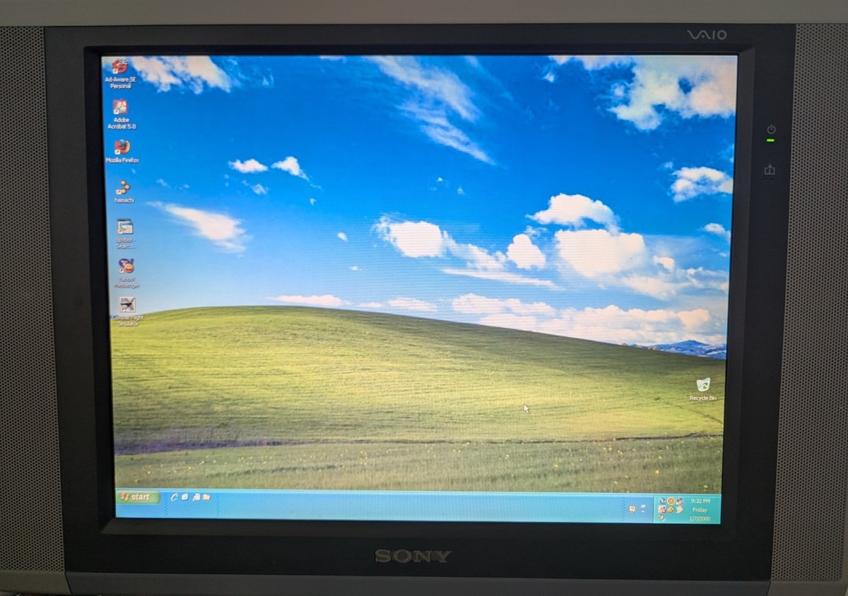Rare SONY Vaio Slimtop Computer PCV-LX800 Complete Desktop Setup w