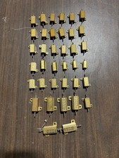 Lot Of 37 Dale Wirewound Resistor Ohm 10w 1% Precision 20w 5w Ham Radio Parts